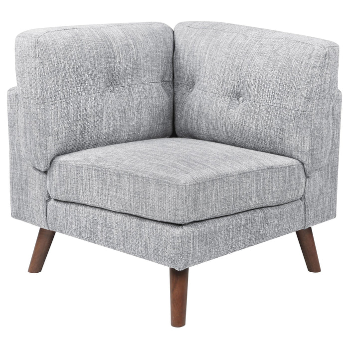Churchill Upholstered Corner Chair Grey