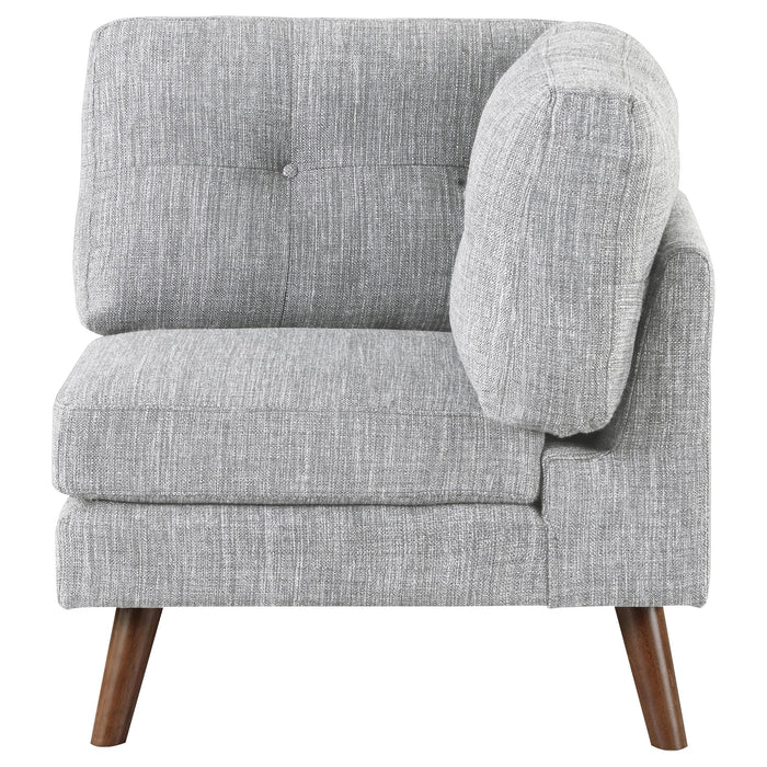 Churchill Upholstered Corner Chair Grey