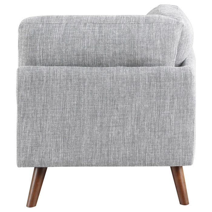 Churchill Upholstered Corner Chair Grey