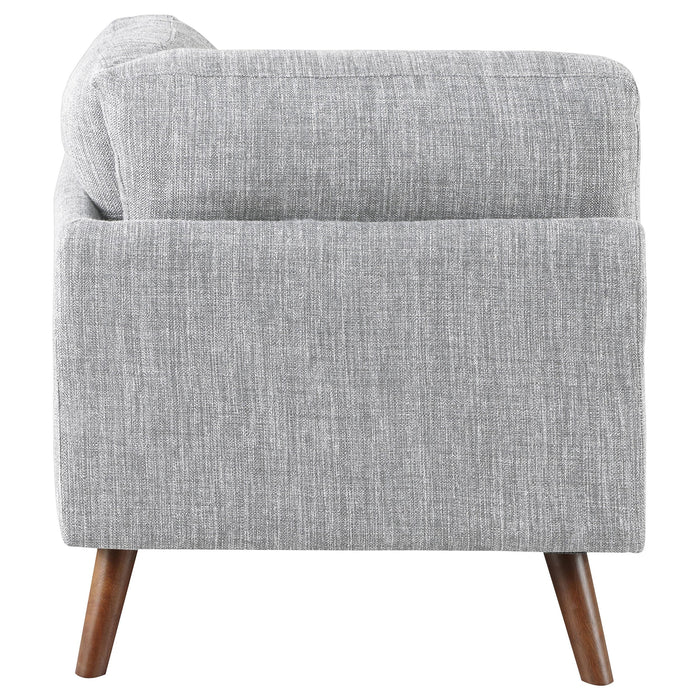 Churchill Upholstered Corner Chair Grey