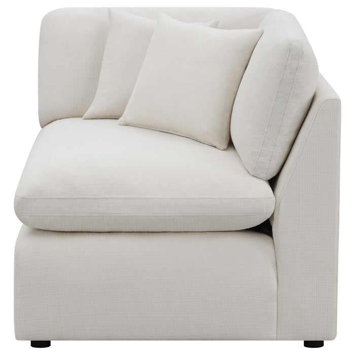 Hobson Upholstered Corner Ivory