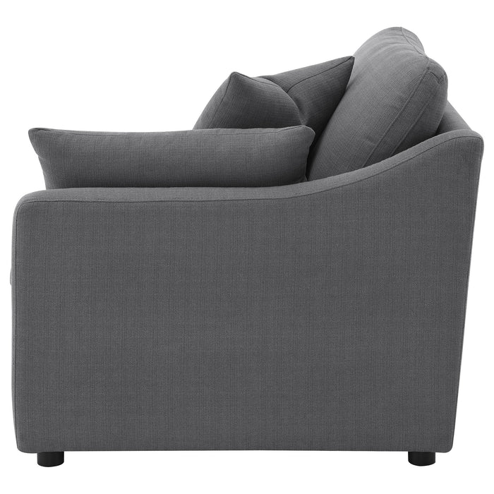 Hobson Upholstered RAF Chair Charcoal