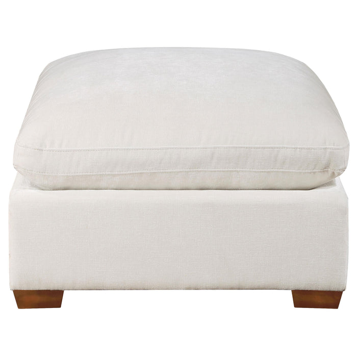 Lakeview Rectangular Upholstered Ottoman Ivory