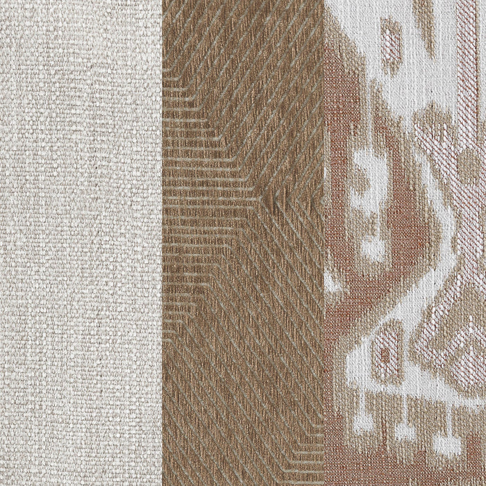 Christine 2-piece Upholstered Sloped Arm Sofa Set Beige