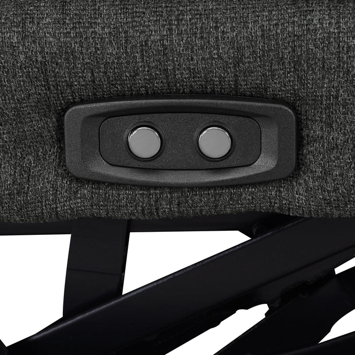 Collins Modular Power Armless Recliner Dark Grey