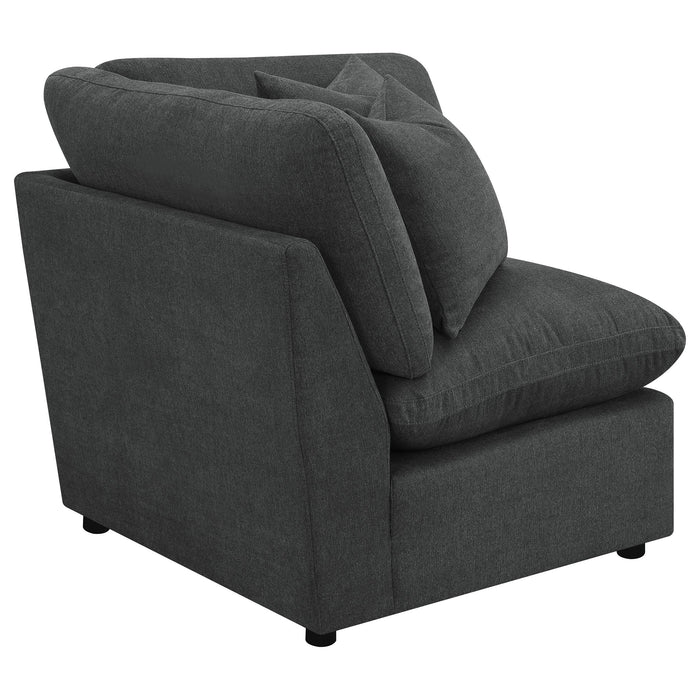 Collins Modular Corner Chair Dark Grey