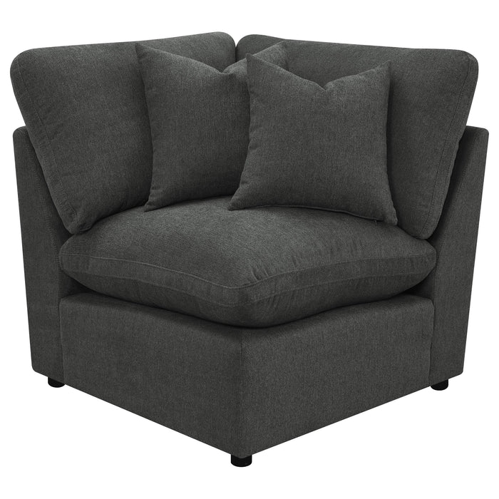 Collins Modular Corner Chair Dark Grey