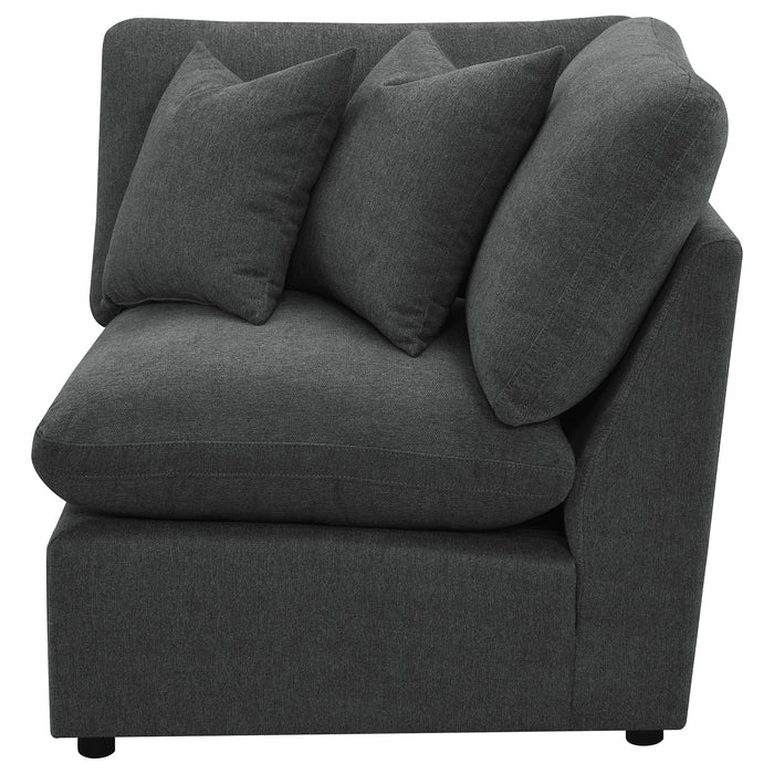 Collins Modular Corner Chair Dark Grey