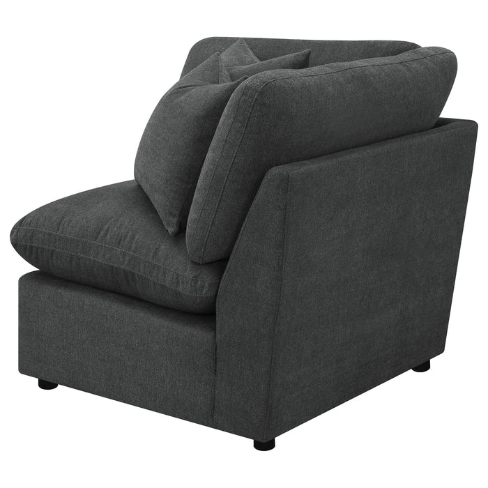 Collins Modular Corner Chair Dark Grey