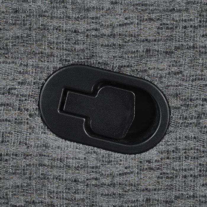 Bahrain Upholstered LAF Recliner Charcoal