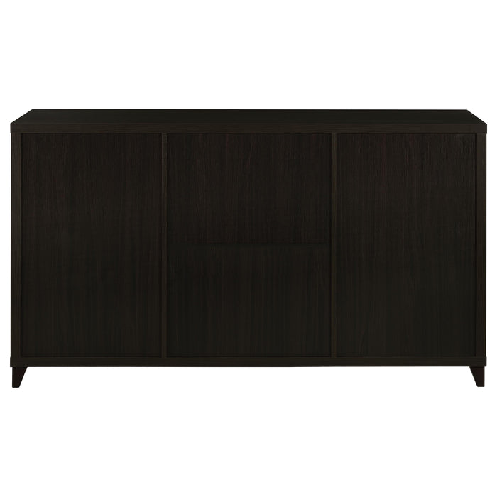 Lewes 2-door Engineered Wood 60-inch TV Stand Cappuccino