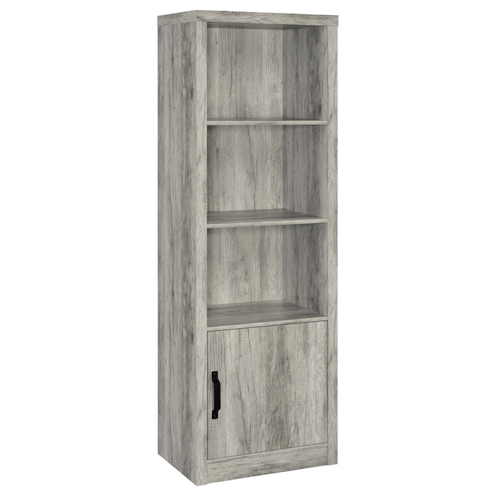 Burke 3-piece 59-inch TV Entertainment Center Grey Driftwood