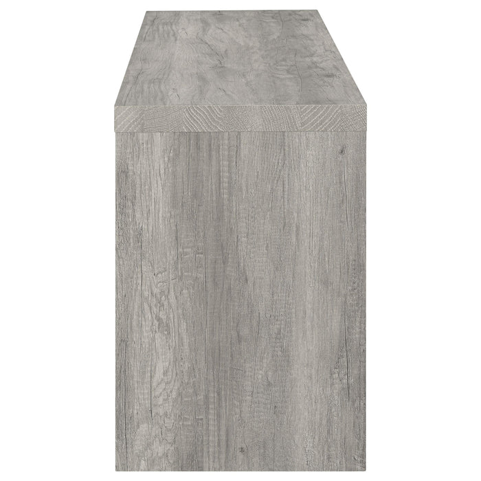 Burke 2-drawer Engineered Wood 59-inch TV Stand Grey Driftwood