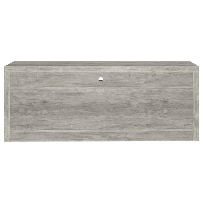 Burke 2-drawer Engineered Wood 59-inch TV Stand Grey Driftwood