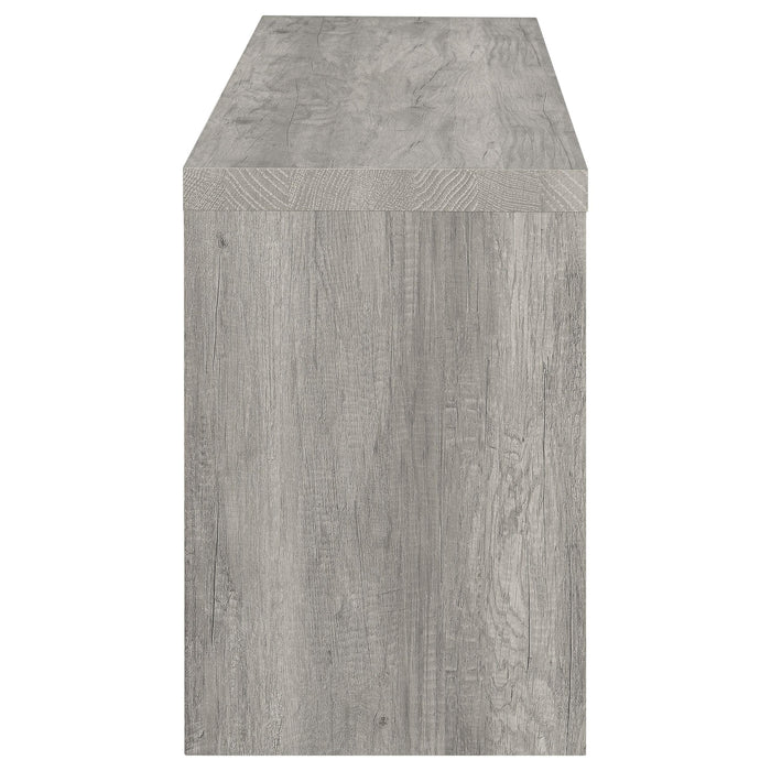 Burke 2-drawer Engineered Wood 59-inch TV Stand Grey Driftwood