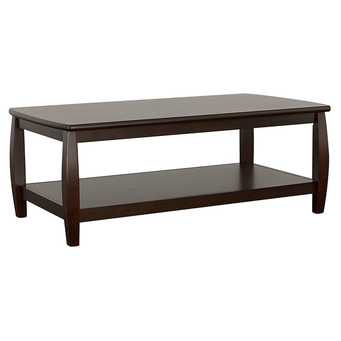 Dixon 2-piece Rectangular Wood Coffee Table Set Espresso