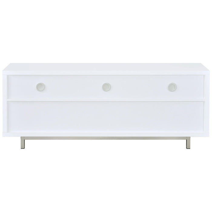 Casey 2-drawer Engineered Wood 60-inch TV Stand White