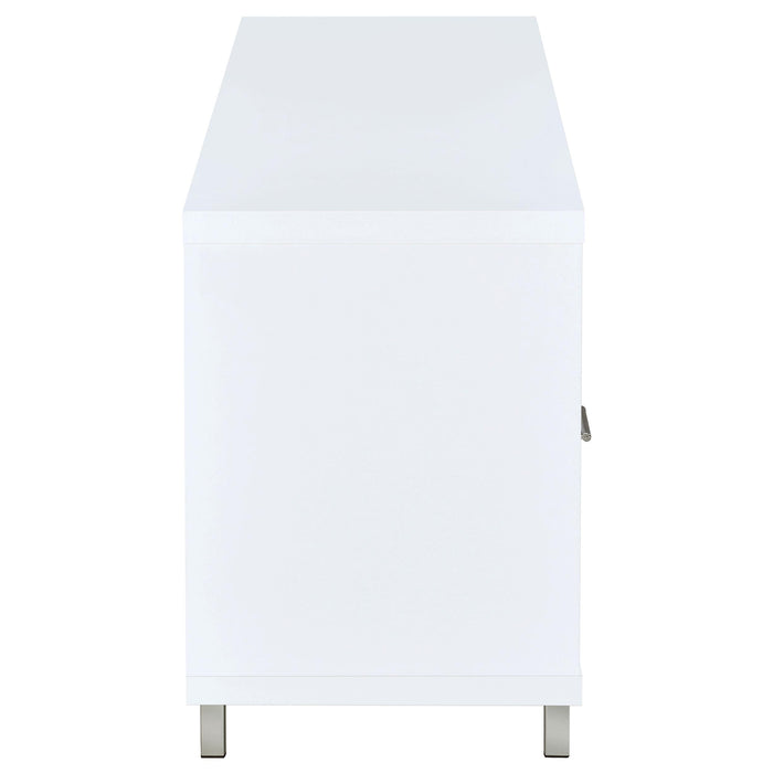 Casey 2-drawer Engineered Wood 60-inch TV Stand White