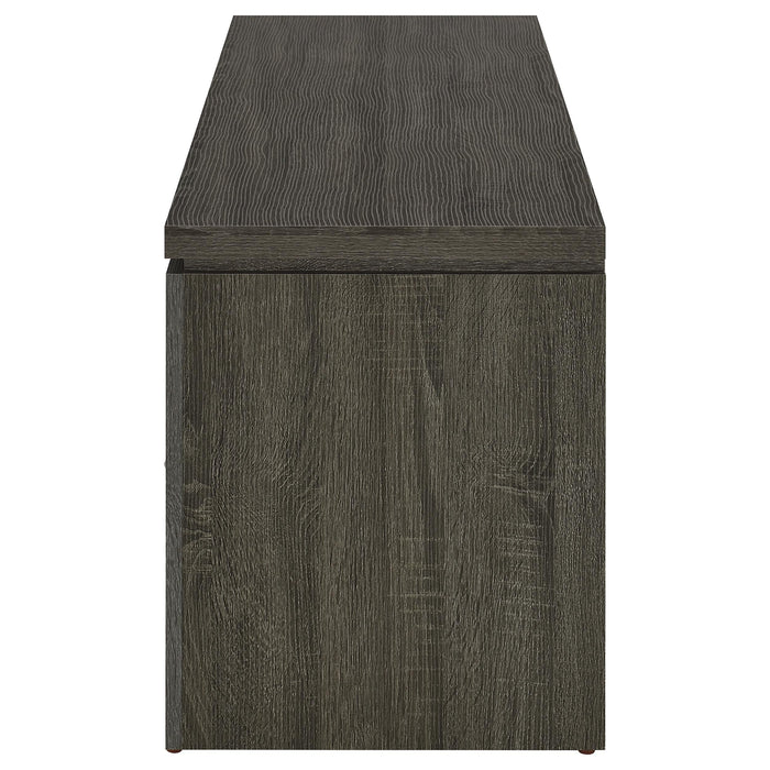 Elkton 2-drawer Engineered Wood 59-inch TV Stand Weathered Grey