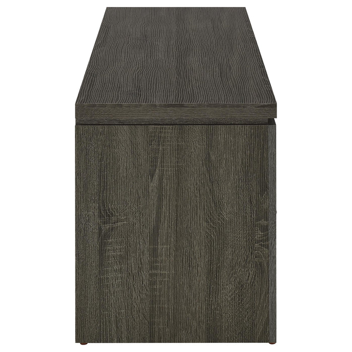 Elkton 2-drawer Engineered Wood 59-inch TV Stand Weathered Grey