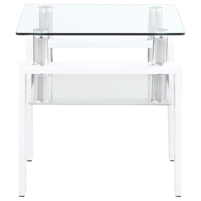 Dyer 3-piece Rectangular Coffee and End Table Set White