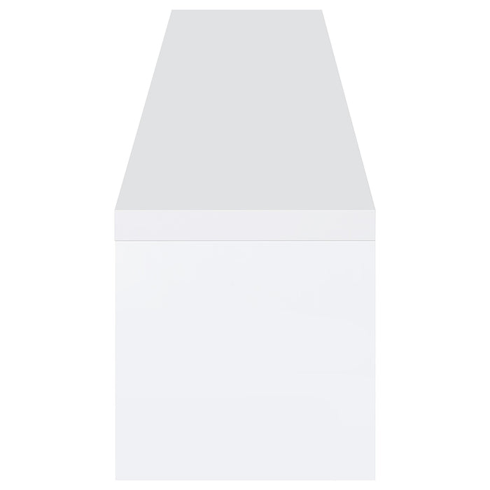 Jude 3-piece 71-inch TV Entertainment Center White High Gloss