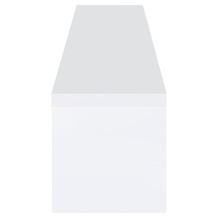 Jude 2-drawer Engineered Wood 71-inch TV Stand High Gloss White