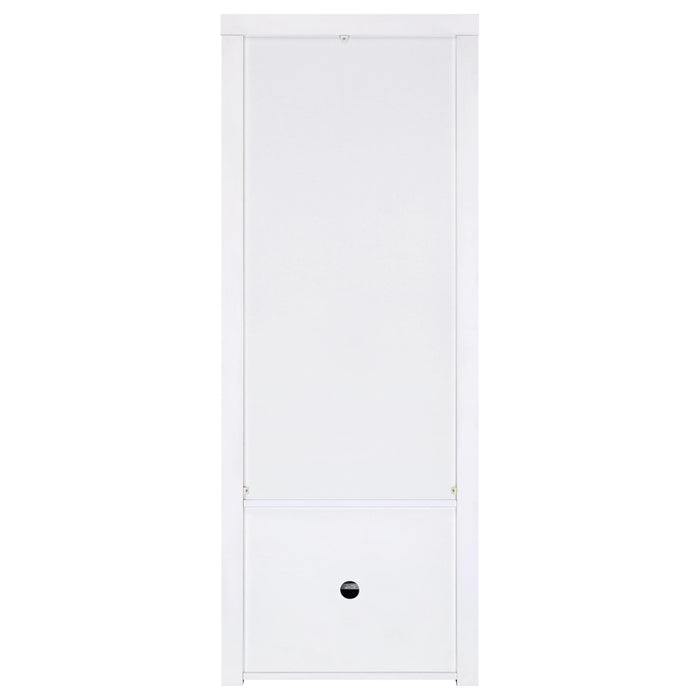 Jude 3-shelf Engineered Wood Media Tower High Gloss White