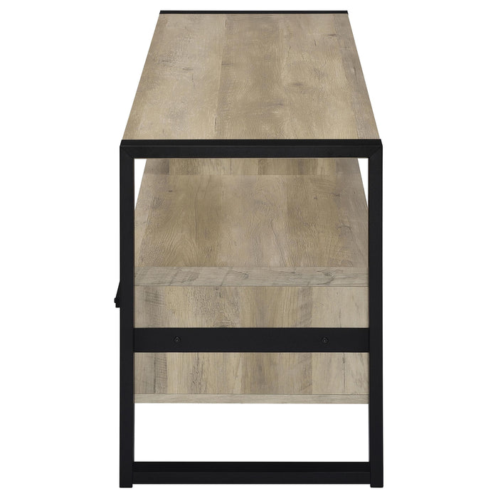 James 2-drawer Engineered Wood 48-inch TV Stand Distressed Pine