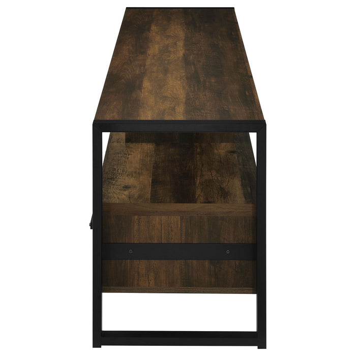 James 3-drawer Engineered Wood 60-inch TV Stand Dark Pine