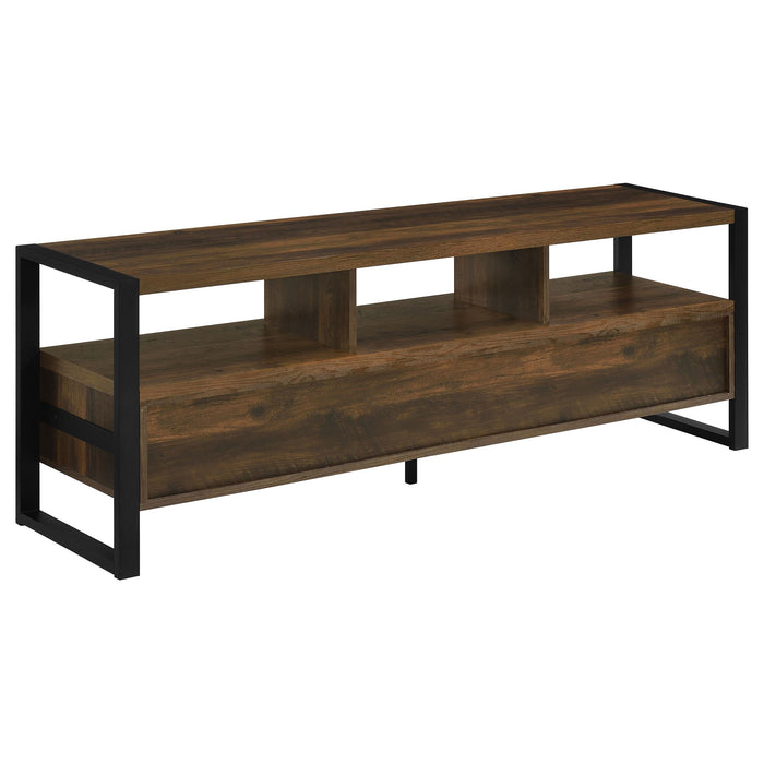 James 3-drawer Engineered Wood 60-inch TV Stand Dark Pine
