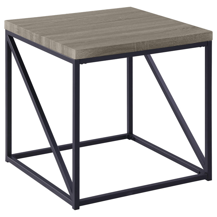 Birdie 2-piece Coffee and End Table Set Sonoma Grey