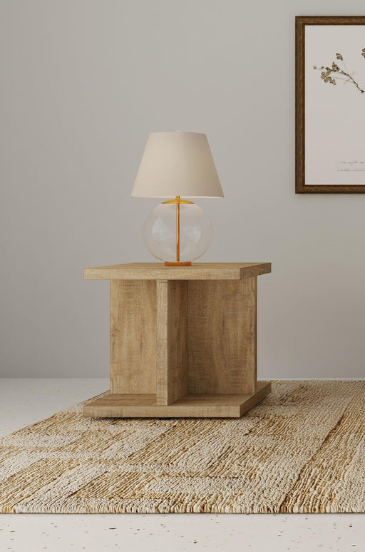 Cortona Square Engineered Wood End Side Table Mango