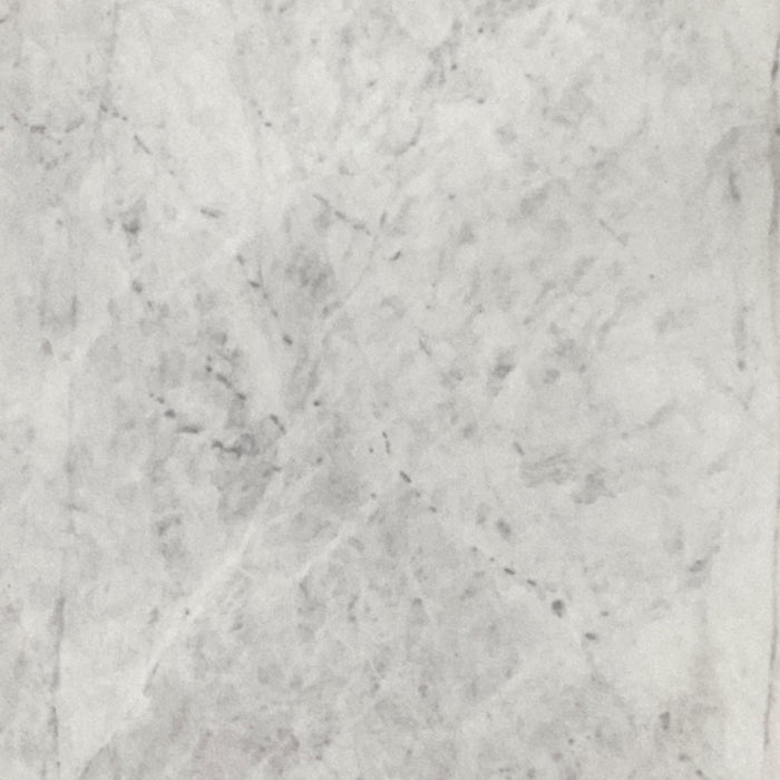 Haven Round Genuine White Marble Top Coffee Table Black