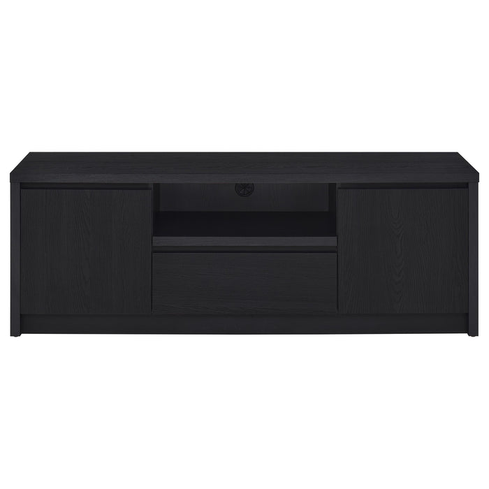 Winfield 60-inch 2-door TV Stand Media Console Black