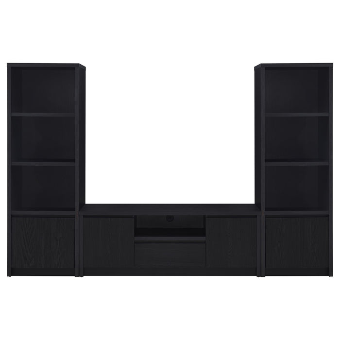 Winfield 60-inch 2-door TV Stand Media Console Black