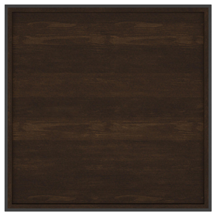 Fulton 30-inch Square Mango Wood Coffee Table Dark Brown