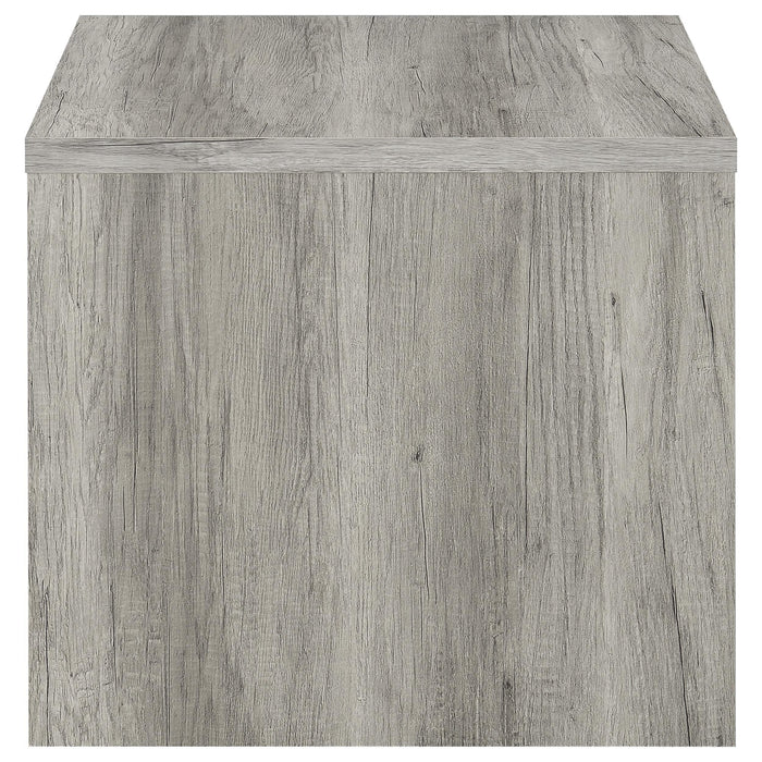 Felix 2-piece Coffee and End Table Set Grey Driftwood