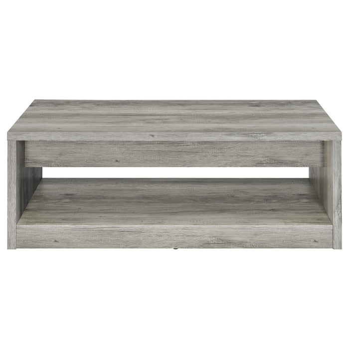 Felix 2-piece Coffee and End Table Set Grey Driftwood