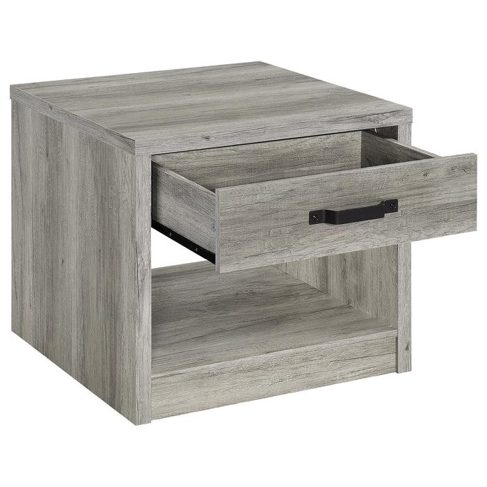 Felix 3-piece Coffee and End Table Set Grey Driftwood