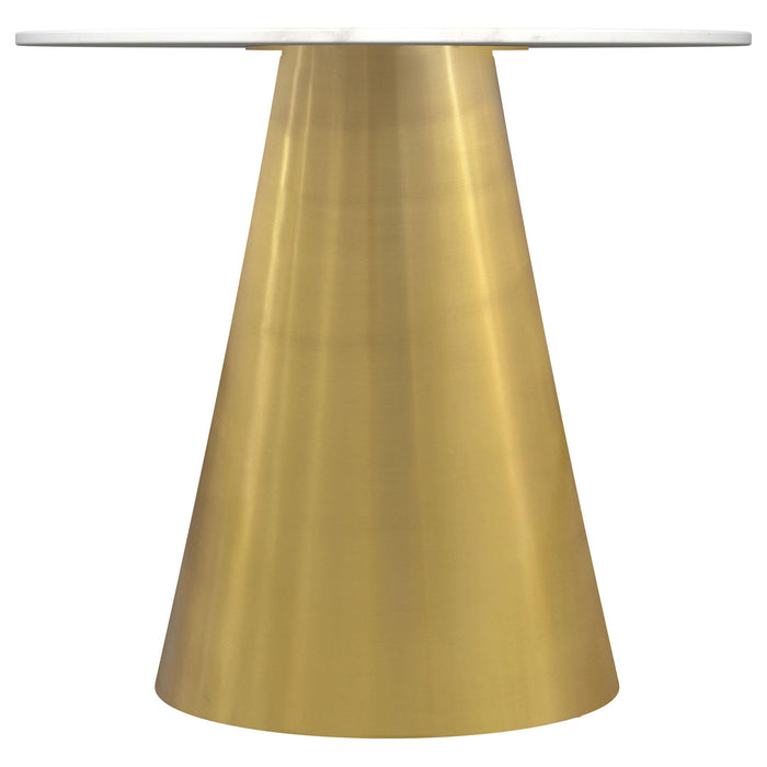 Avon 2-piece Marble Top Coffee and End Table Set White