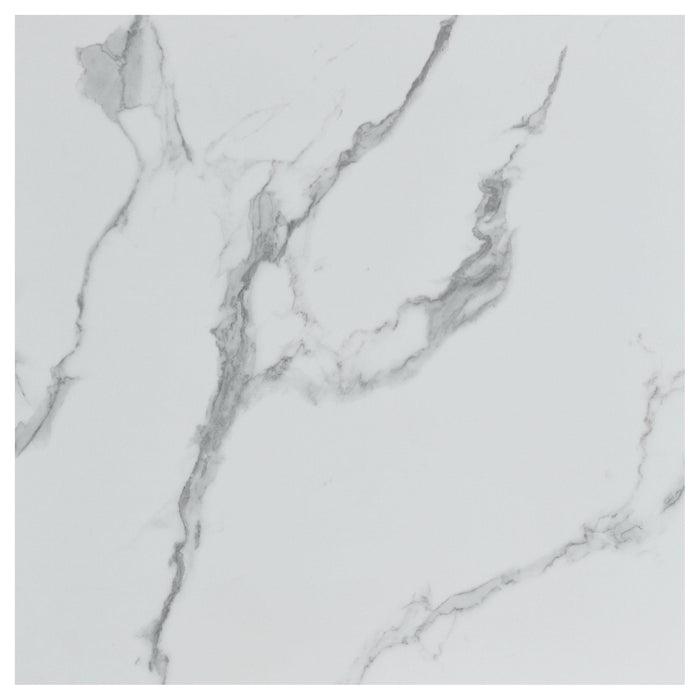 Clark 3-piece Faux Marble Top Coffee Table Set White