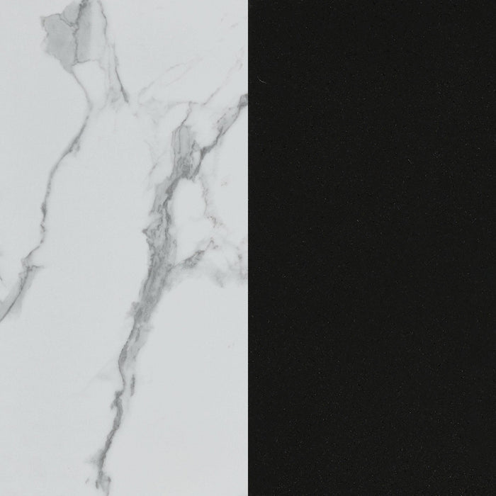 Clark 3-piece Faux Marble Top Coffee Table Set White