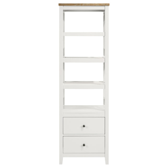 Hollis 3-piece 67-inch TV Stand Entertainment Center White