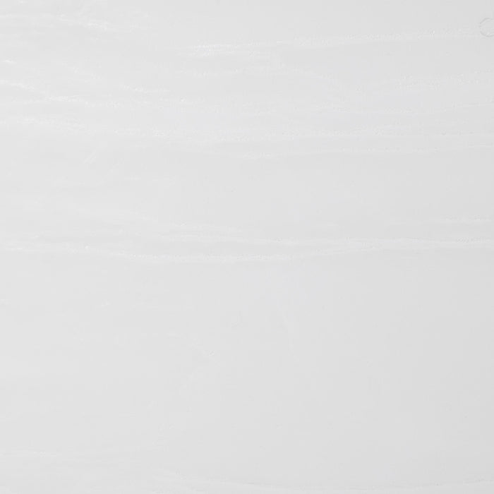 Kerwin Square Stone Top End Table White and Chrome