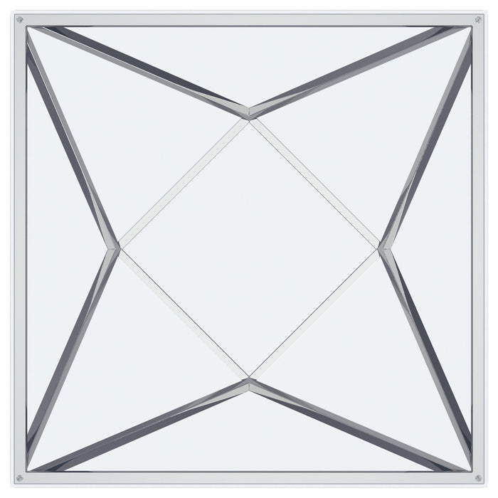 Brittania 3-piece Square Coffee and End Table Set Nickel