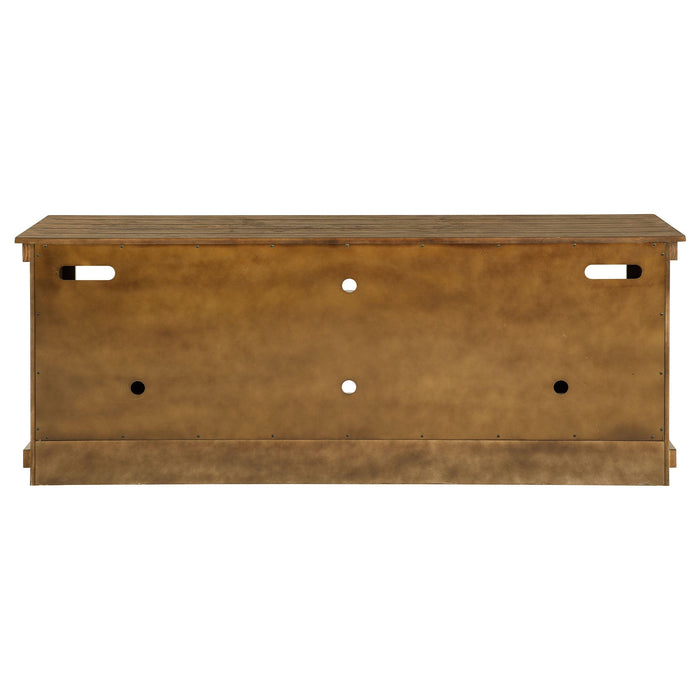 Payne 70-inch TV Stand Media Console Distressed Brown