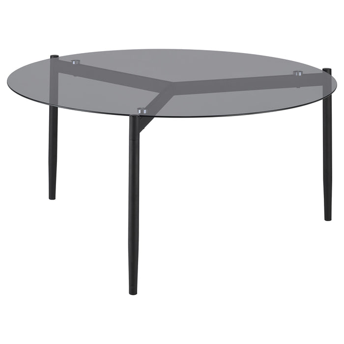 Rosalie 3-piece Round Coffee and End Table Set Grey