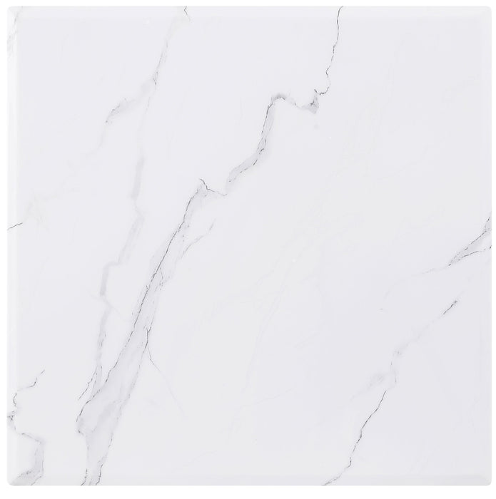 Visalia 3-piece Faux Marble Coffee and End Table Set White