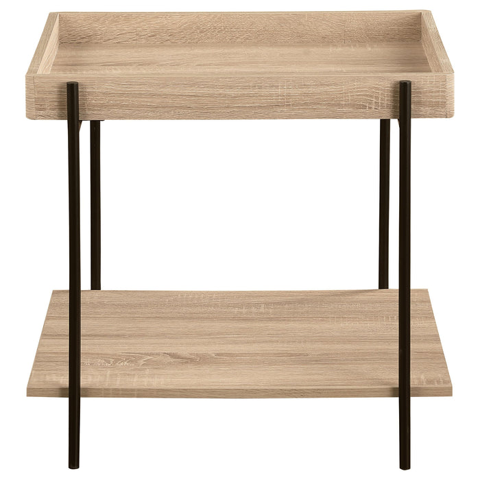Fallon 3-piece Rectangular Coffee and End Table Set Natural
